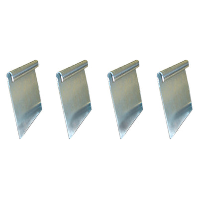 4 Pack of TerraEdge Steel Speed Clip Couplers (Galvanized)