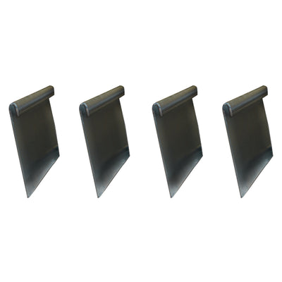 4 Pack of RawEdge Steel Speed Clip Couplers (Raw Steel)